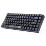 Redragon K629-KB 75% Regenbogen LED-Hintergrundbeleuchtung Mechanische Gaming-Tastatur Mit 84 Tasten
