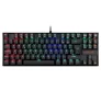 Redragon K552RGB-1 Mechanische TKL-Tastatur Mit RGB-Hintergrundbeleuchtung, Kompakt, 88 Tasten, Deutsches QWERTZ-Layout