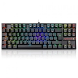 Redragon K552RGB-1 Mechanische TKL-Tastatur Mit RGB-Hintergrundbeleuchtung, Kompakt, 88 Tasten, AZERTY FR-Layout, Roter Schalter