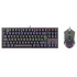 Redragon S113-KN Gaming Keyboard Mouse Combo, Rainbow Mechanical Keyboard, Deutsches QWERTZ-Layout Und RGB-Maus