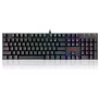 Redragon K565-RGB Kabelgebundene mechanische Tastatur mit RGB-Beleuchtung, 104 Tasten, US-Layout, Aluminiumsockel Roter Schalter