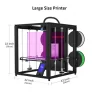 Zonestar Z9V5Pro-MK4 3D Drucker mit 4 Extrudern , automatischer Nivellierung, 300x300x400mm