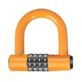 Bicycle U Lock 4-digit Combination Password Lock, Anti-theft, Heavy Duty, Solid Zinc Alloy, for Bikes, Motorcycles, Scooters