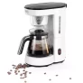 HiBREW H12 3-in-1 America Drip Coffee Machine, 700W Pour Over Tea Coffee Maker, 750ML Water Tank, Glass Teapot – White
