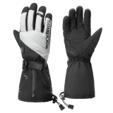 ROCKBROS S304 Heizhandschuhe zum Radfahren, Touchscreen Motorradhandschuhe Atmungsaktiv Wasserdicht – M/L/XL