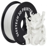 Geeetech ABS Filament for 3D Printer, 1.75mm Dimensional Accuracy /- 0.03mm 1kg Spool (2.2 lbs) – White / Black