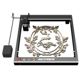 ACMER P2 33 W Lasergravierer mit automatischer Luftunterstützung, 0,08 x 0,1 mm Spot, 24000 mm/min, 420 x 400 mm