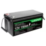 LANPWR LiFePO4-Akkupack, 12 V 150 Ah 1920 Wh Lithiumbatterie, eingebautes 100 A BMS, IP65 wasserdicht