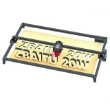 ZBAITU M81 F20 VF 20W Lasergravur-Schneider mit aktualisierten Schleppketten-Kits, Fix-Fokus, Luftunterstützung, 810*460mm
