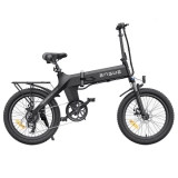2023 Neue Version ENGWE C20 Pro 20*3.0 Zoll Fat Tires Faltbares Elektrofahrrad, 250W Motor, 36V 15.6Ah Akku, 25Km/h – Schwarz