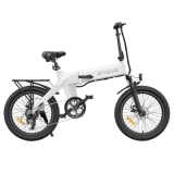 2023 Neue Version ENGWE C20 Pro 20*3.0 Zoll Fat Tires Faltbares Elektrofahrrad, 250W Motor, 36V 15.6Ah Akku, 25Km/h – Weiß