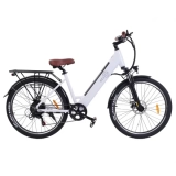 BEZIOR M3 26*2.1 Zoll CST-Reifen Elektrofahrrad, 48V 500W Motor, 10.4Ah Akku, Max Geschwindigkeit 32km/h – Weiß