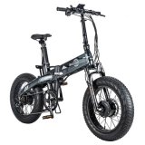 BEZIOR XF005 20*4.0 Reifen faltbares Elektrofahrrad, 1000W Doppelmotoren, 36V 6.4Ah & 36V 16Ah Akkus