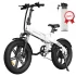 ADO A20F Beast 20 * 4,0 Zoll Reifen Faltbares Elektrofahrrad, 250 W DC Brushless Motor, 25 km / h, 14.5 Ah Batterie – Schwarz