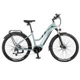 FAFREES FM8 Pro 27.5 Zoll Luftreifen Elektrofahrrad, 36V 250W Mittelmotor, 14.5Ah Akku, 25km/h, 100-120km – Grün