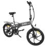 PVY Z20 Pro 20*2.3 Zoll faltbares Elektrofahrrad, 500W Nabenmotor, 10.4Ah herausnehmbarer Akku, 25 km/h, 80-100km – Grau