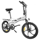 PVY Z20 Pro 20*2.3 Zoll faltbares Elektrofahrrad, 500W Nabenmotor, 10.4Ah herausnehmbarer Akku, 25 km/h, 80-100km – Weiß