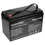 HANIWINNER HD009-10 12.8V 100Ah LiFePO4 Lithium-Akku-Pack Notstromversorgung, 1280Wh Energie, 2000 Zyklen, integriertes BMS
