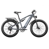 Shengmilo MX05 26 Zoll Fat Tire Elektrofahrrad, 500W Bafang Motor, 42km/h Höchstgeschwindigkeit, 15Ah LG Batterie