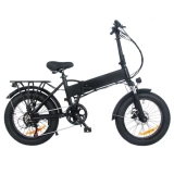 BK10 20*4.0 Zoll Reifen faltbares Elektrofahrrad, 48V 500W Motor, 25km/h Höchstgeschwindigkeit, 10Ah Batterie