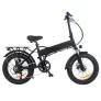 BK10 20*4.0 Zoll Reifen faltbares Elektrofahrrad, 48V 500W Motor, 25km/h Höchstgeschwindigkeit, 10Ah Batterie