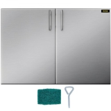 VEVOR 91×53 cm Kamintür BBQ Tür Edelstahl Access Flush Stainless BBQ Doors
