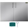 VEVOR 91×53 cm Kamintür BBQ Tür Edelstahl Access Flush Stainless BBQ Doors