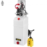 12V 8 Quart Car Lift Hydraulic plastic Pump Power Supply Unit Single Acting for Dump Traile