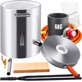 VEVOR 6kg Propan Schmelzofen Kit Schmelzofen Edelstahl 1482℃ Metall Gasofen