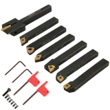 VEVOR Drehmeißel-Set mit Wendeplatten 1/4 Zoll 7-teilig Drehmeißel Wendeplatten
