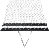 VEVOR Wiesenegge Stahl Wiesenschleppe 1,2×1,5m Feldegge Schleppe Vertikutierer Traktor 2,2m Kettenlänge Vertikutierer ideal zum Nivellieren von Boden für Schotterauffahrten Spielfelder Höfe usw.