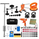 VEVOR 107-teiliges Dellen-Reparaturset Saugnapfheber Brücken-Ausbeulen-Abzieher 2 in 1 Gleithammer, 50 x Abziehlaschen & 6 x Brückenabziehlaschen, Ausbeulwerkzeug Entfernung von Beulen, für Autos