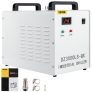 VEVOR Industrieller Wasserkühler CW-3000AG CO2 Laser Rohrkühler 9 L Wasserkühler 50 W 220 V zum Kühlen von CO2-Glaslaserröhre 10L / Min