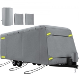 VEVOR Schutzhülle Wohnwagen 14-16 Fuß, Wohnmobil Abdeckung Verbundvliesstoff, Abdeckplane 519 x 230 x 275 cm, Wohnmobilplane Wasserdicht, Anti-UV Schutzplane, Motorhome Camper Van Protective Cover