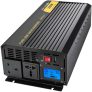 VEVOR Reine Sinuswelle Wechselrichter 2000 W 4000 W, DC12V auf AC240V Stromwandler, LCD-Bildschirm und die LED-Anzeigelampe mit Fernbedienung Spannungswandler – 20 °C – 60 °C für induktive Lasten