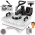 VEVOR 230V Spannungswandler Wechselrichter, 2500W Reiner Sinuswellen Wechselrichter, GYS-2500W 12V DC Pure Sine Wave Power, Reiner Sinus-Wechselrichter Fernbedienung mit Kabel LCD Bildschirm