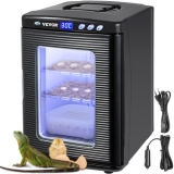 VEVOR Brutapparat Reptilieneier Inkubatoren 25L Labor Kühlung Heizung 5-60℃ 220V für Bruteier Schwarz