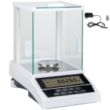 Analysenwaage Laborwaage 200 g x 0,0001 g 0,1 mg mit Windschutzscheibe Digital Precision