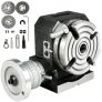 VEVOR Teilapparat Rundtisch 4 fach horizontale vertikale für Fräsmaschine 100mm