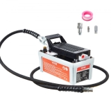 VEVOR  700 bar Lufthydraulische Pumpe 1,6L Hydraulikpumpe 0,8L/min (ohne Last) 0,16L/min (Belastung) Hydraulische Fußpumpe mit 2m Schlauch Luft Fußpumpe Autoreparatur Öltakelage Maschinenwartung