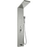 VEVOR 5 in 1 Duschsäule Kopfbraus Regenduschensäule Edelstahl Hydromassage Wasserfall Handbrause(Silber matt,Separate)