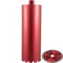 VEVOR Diamant Kernbohrkrone 6 Zoll / 152 mm, Nass Trocken Bohrkrone Diamant- & Aluminiumlegierung Nutzlänge 355 mm, Profi Diamantbohrkrone, Kernbohrkrone für Beton Backstein Marmor, Inkl. Sägeblatt