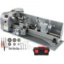 VEVOR Metalldrehmaschinen Mini Drehbank 220x750mm Drehmaschine Metall 750 W Mini Drechselbank für Metallbearbeitung Drehbank Metall präzise einfach zu bedienen