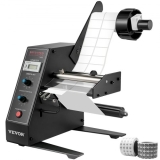 VEVOR Automatischer Etikettenspender AL-1150D Rollenetikettenspender mit 6 stellige LED Anzeige, Etikettiergeschwindigkeit 1-8 m / min, Zählbereich 0-999999, Etikettenlänge/-breite 3-150 mm / 4-140 mm