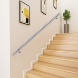 VEVOR Treppenhandlauf Treppengeländer Edelstahl Handläufe für Treppen Treppengeländer Edelstahl Handlauf Geländer (160 cm)