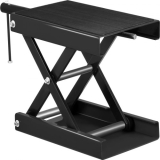 VEVOR 500 KG Motorrad Hebebühne Montage Ständer Schwarz,360 x 220 mm manueller Motorrad Hebebühne Scherenheber, 1100 Pfund Montageständer Motorrad,klappbar Stahl Motorrad Guad Hebebühne mit Zubehör