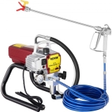 VEVOR 1800W Airless Spritzlackiermaschine 220V Sprühpistole 50Hz Airless-Spritzlackiermaschine Airless Farbsprühgerät Wandlackierpistole