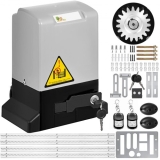 VEVOR Torantrieb Schiebetor 600 kg, Torantrieb Schiebetor Set 12 m, Elektrischer Schiebetorantrieb 13 m / min, Schiebetorantrieb Set mit 2 Fernbedienungen, 280 W Leiser Torantriebe für Hotel, Fabrik