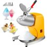 VEVOR Elektrischer Eisrasierer Maschine, 300 W Elektrische Schneekegelmaschine 95 kg/h Doppelklingen Eisrasierer Maschine mit 19,3×4,6 cm Eisschale, Edelstahl Schneekegel Maker
Gelb Eiszerkleinerer