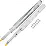VEVOR Schubladenschienen 2er Set (1 Paar) Rollenauszug 225kg Belastbarkeit Schubladen Schienensystem 91,4-182,9cm Teleskopauszug Kaltgewalzter Stahl Teleskopschiene Ideal für Warenregal Schrank
